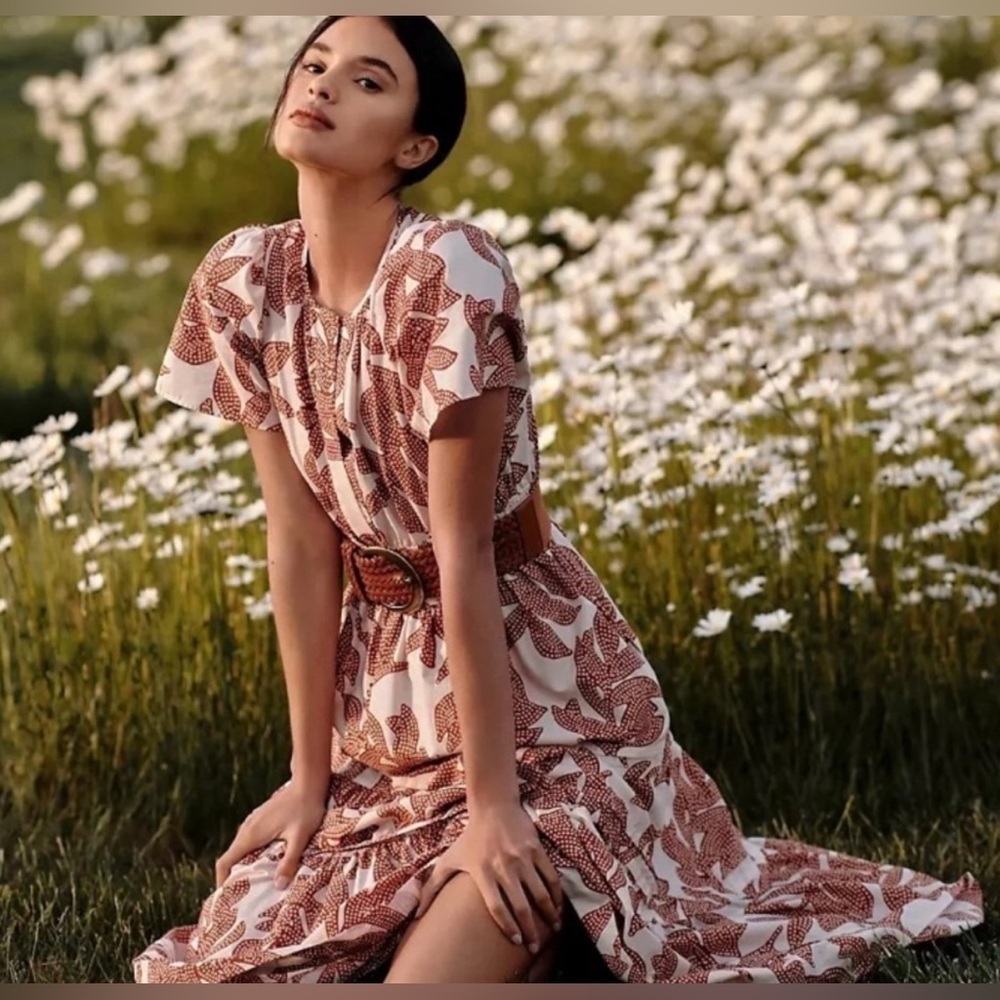 Anthropologie Maeve Somerset Maxi Dress - Picture 3 of 8